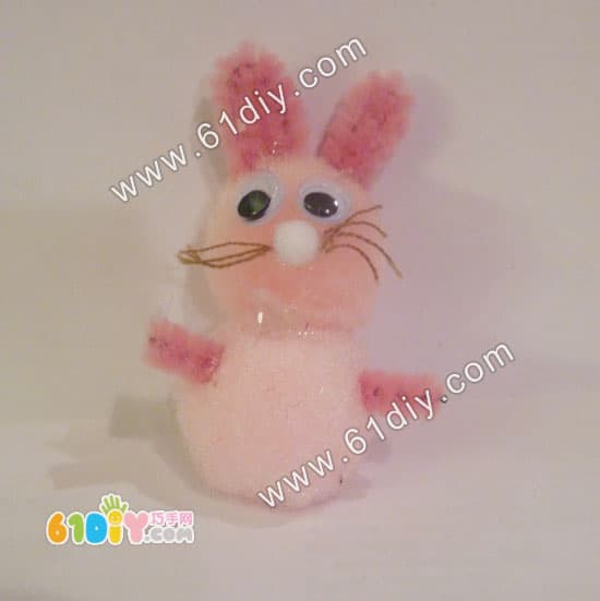 Plush ball bunny handmade