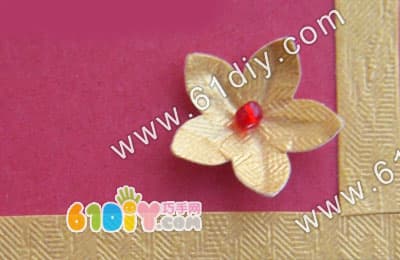 Card decoration flower making