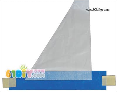 Milk carton sailing model making