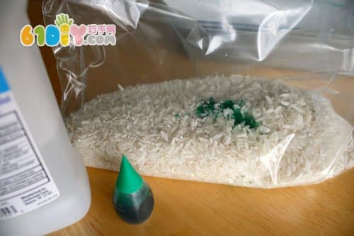 Production of colored rice