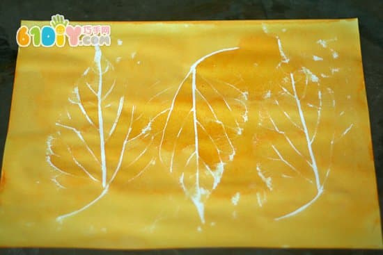 Crepe painting
