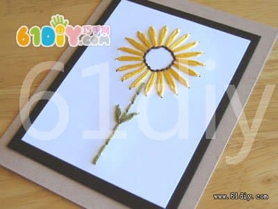 Sunflower needle card production