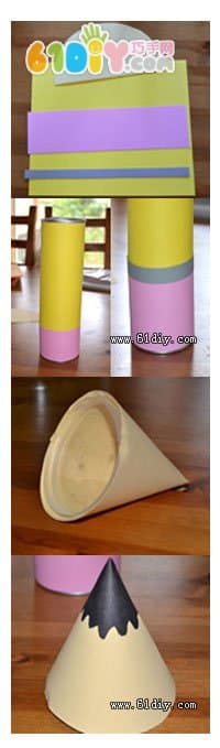 Paper pen candy box making