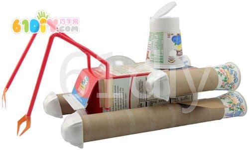 Milk carton paper tube making submarine