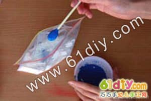 Salt rock three-dimensional painting handmade underwater world