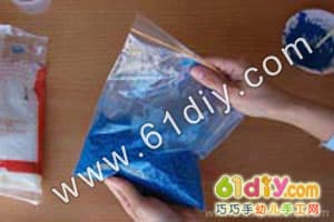 Salt rock three-dimensional painting handmade underwater world