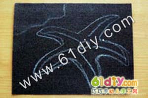 Salt rock three-dimensional painting handmade underwater world