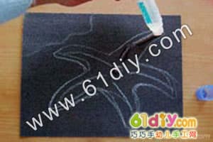 Salt rock three-dimensional painting handmade underwater world