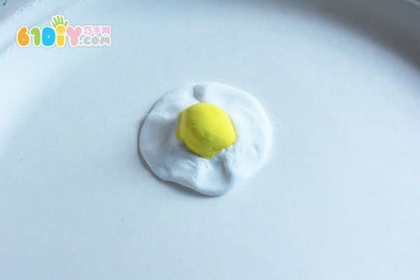 Clay making small lotus pond night hanging plate