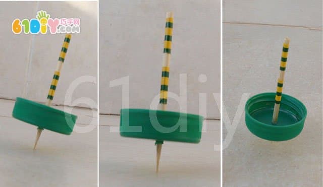 Waste cap making gyro