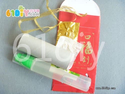 Red envelope firecrackers handmade