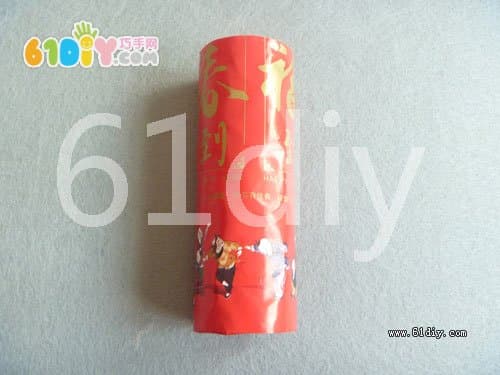 Red envelope firecrackers handmade
