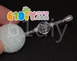 Styrofoam ball making