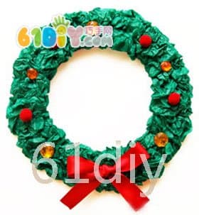 Christmas wreath making tutorial