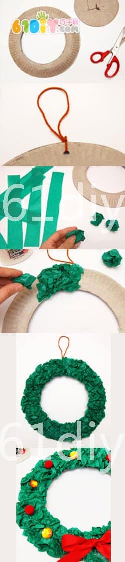 Christmas wreath making tutorial