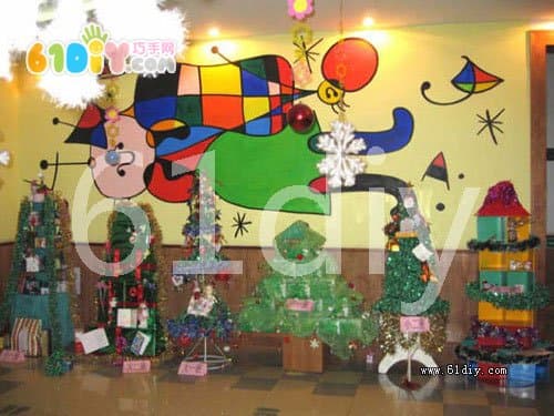 Kindergarten Christmas theme environment