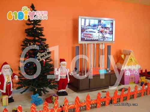 Kindergarten Christmas theme environment