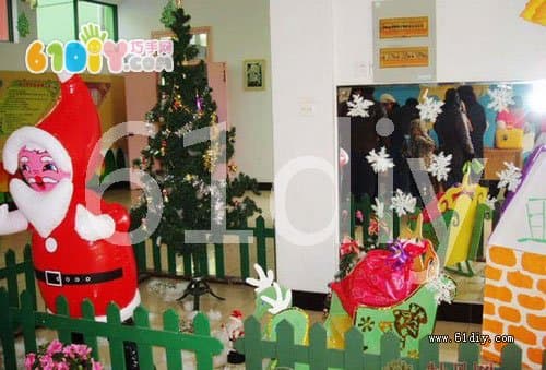 Kindergarten Christmas theme environment