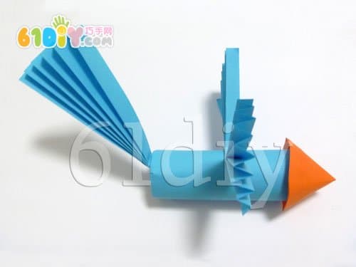Paper tube bird making tutorial