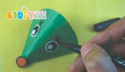 Kindergarten handmade - cute little hedgehog