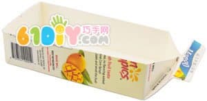 Milk box handmade carriage