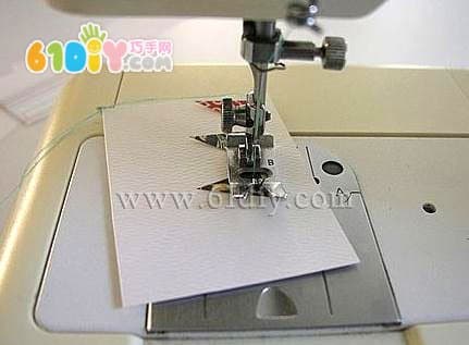 Sewing handmade - Christmas card making