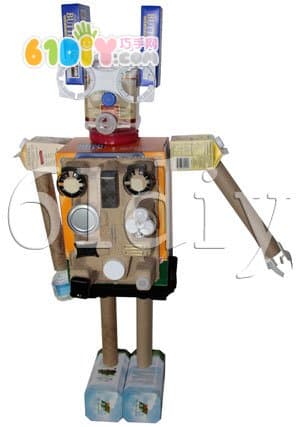 Robot made of waste