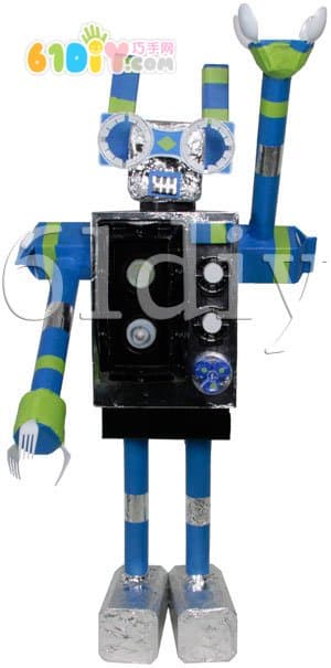 Robot made of waste