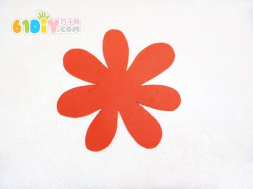 Simple three-dimensional flower making