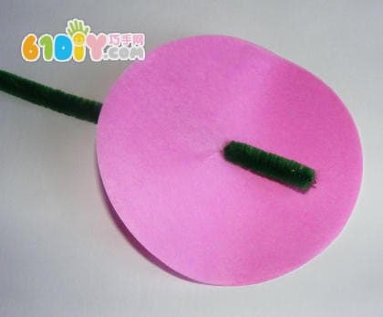 Holiday decoration paper flower making