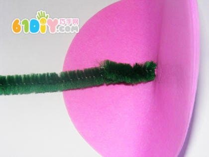 Holiday decoration paper flower making
