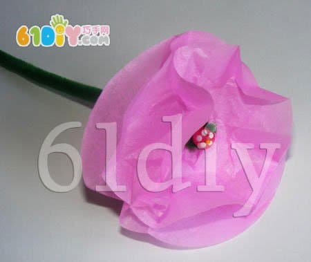 Holiday decoration paper flower making