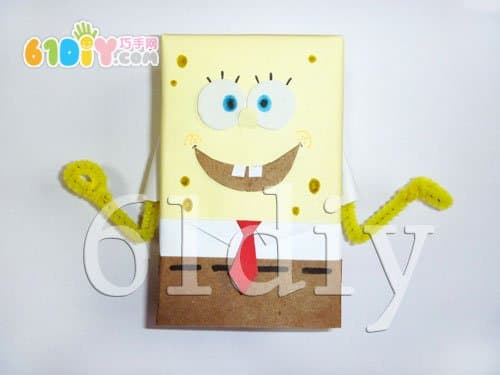 Paper pill box making sponge baby