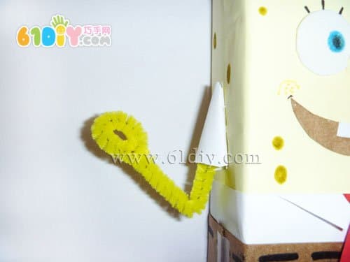 Paper pill box making sponge baby