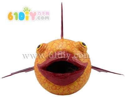 Plastic bottle handmade bigmouth fish