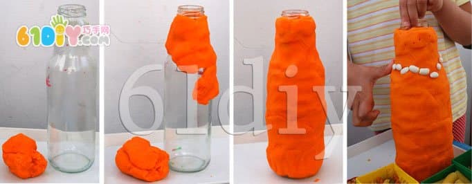 Bottle DIY personalized vase