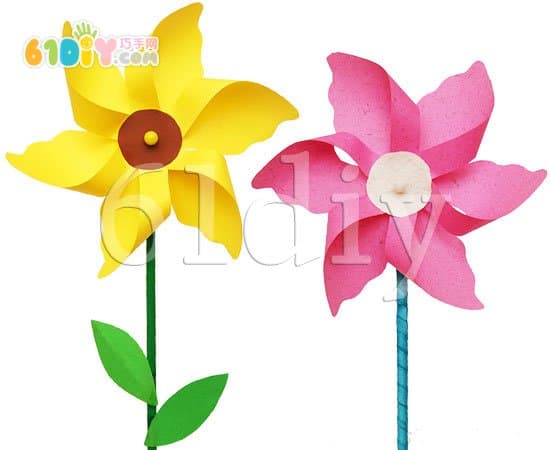 Paper windmill making method