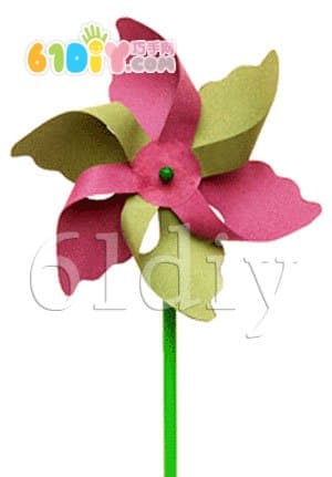 Paper windmill making method