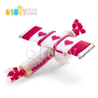 Candy plane handmade