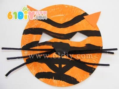 Tray tiger mask handmade