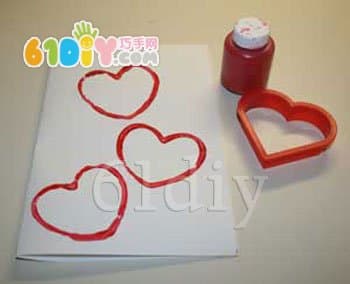 Love seal card handmade