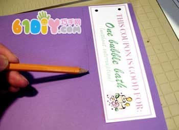 Mother's Day gift voucher handmade