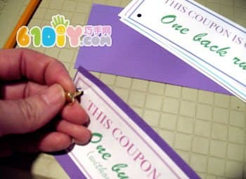 Mother's Day gift voucher handmade