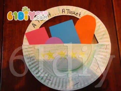 Children's songs handmade - paper basket