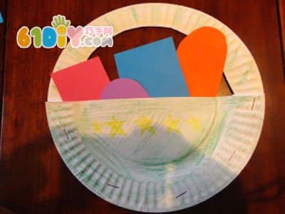 Children's songs handmade - paper basket