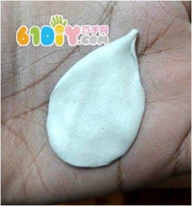 Clay lily flower handmade