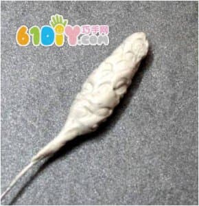 Clay lily flower handmade