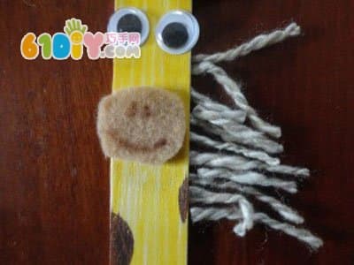 Ice cream stick making animal handmade