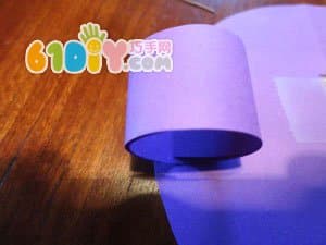 Roll paper core candle handmade
