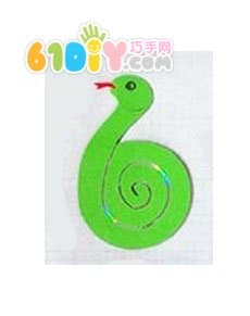Disc handmade - snake